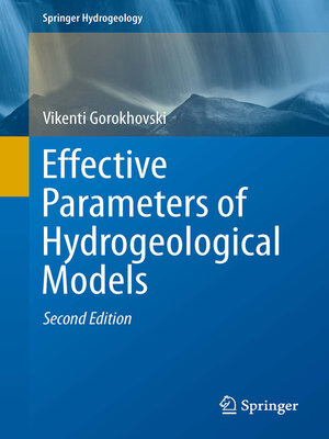 cover image of Effective Parameters of Hydrogeological Models